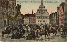 CPA AK Rothenburg Einzug Tillys GERMANY (1076483)