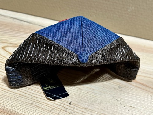 Hat - Snapback Goorin Brothers Blue/Tan Bill Rooster (COCK) One Size Fits All - Picture 8 of 13