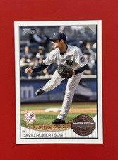 2009 Topps Yankee Stadium Opening Day #2 David Robertson New York Yankees Card