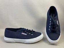 NEW Superga 2750 Cotu Classic Sneaker Casual Shoes Sz Men-5.5 Women-7 Navy NWOB