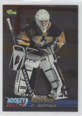 1995 Classic Draft Silver Martin Biron #16 Rookie RC 0a4