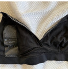 Vila XS Bralette, Black And Silver Shimmer — photo 5