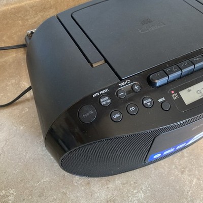 CD Doesn't Work) Sony CFD-S50 Stereo Cassette Recorder AM/FM Radio