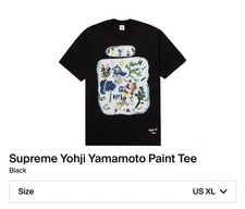 Supreme Yohji Yamamoto Paint Tee