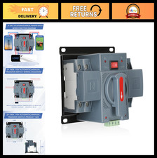 Automatic/Manual Transfer Switch 100A 2P AC110V Dual Power Generator ATS, CE Cer