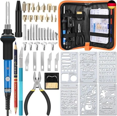 HANDSKIT Brandmalerei Lötkolben Set, HANDSKIT 42PCS Brandmalkolben mit