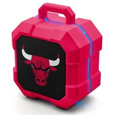 NBA Shockbox LED Wireless Bluetooth Speaker - Water Resistant IPX4, 5.0 Bluet...