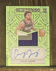2023 Obsidian Colby Jones #211 Green Flood RPA 06/20 AU,RC,MEM Sacramento Kings