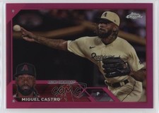 2023 Topps Chrome Update Magenta Refractor 286/399 Miguel Castro #USC57 1b9b