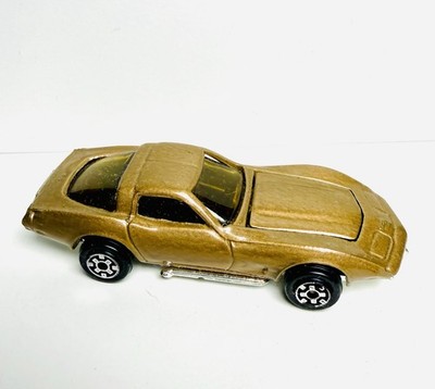 Vintage KIDCO 1979 Corvette Stingray Bronze Gold - Diecast Car Hong Kong 1/64