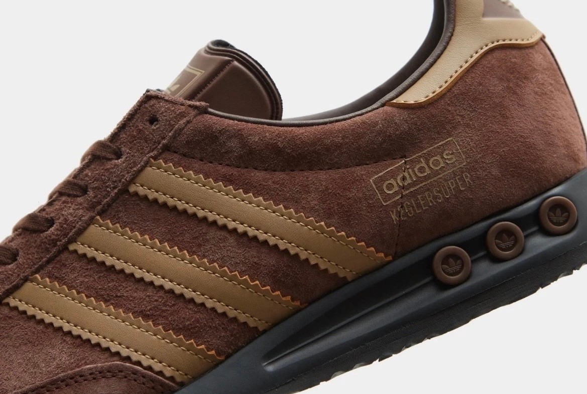 Adidas Originals Kegler Super Brown/Black Trainers-Size 6-100percent Genuine-RRP £150 image 5