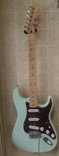 Fender Squier Aqua Blue Stratocaster Custom P...