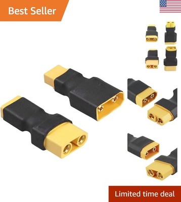 No-Wire XT60 to XT90 Battery Adapter - Secure & Lightweight Connection Solution
