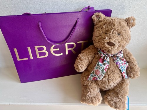 BNWT Jellycat Liberty 2025 Danjo Bartholomew Bear. Liberty bag included.