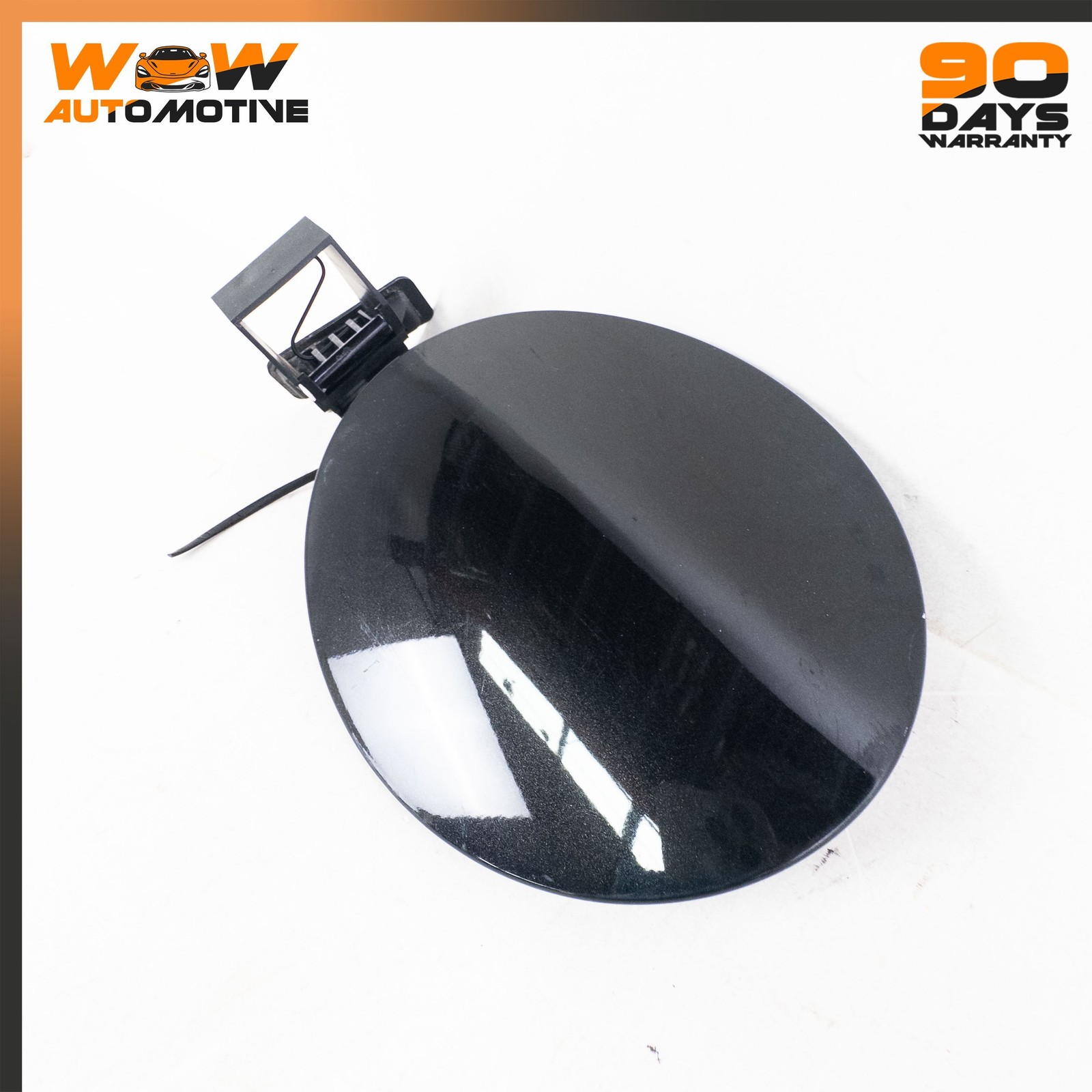 08-19 MASERATI GRANTURISMO REAR FUEL GAS TANK LID DOOR COVER BLACK OEM