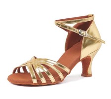 Latin Dance Shoes for Women Ballroom Dancing Shoes Heeled 8
