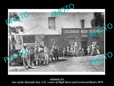 Adelaide Sa View Of The Burnside Inn Hotel c1870 Old Large Historic Photo