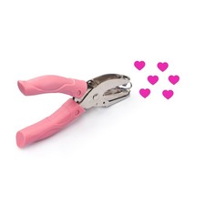 Heart Shape Hole Handhold Single Paper Punch for Paper and Crafts, 1/4 inch P...