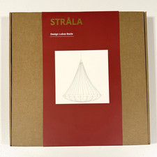 IKEA Strala Deko Kronleuchter LED Leuchte weiß Hängeleuchte 706.066.23 NEU OVP