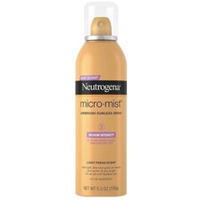 Neutrogena Micro Mist Airbrush Sunless Tan Spray Medium Intensity 5.3 Oz