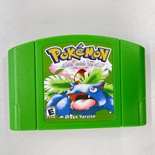 Pok mon Green Version N64 game, American version, used retro game