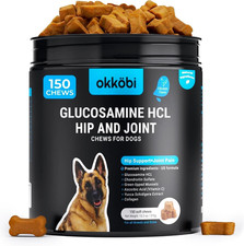 Glucosamine HCL & Hip and Joint Chews for Dogs - 150 Pcs - Advanced Hip and Join