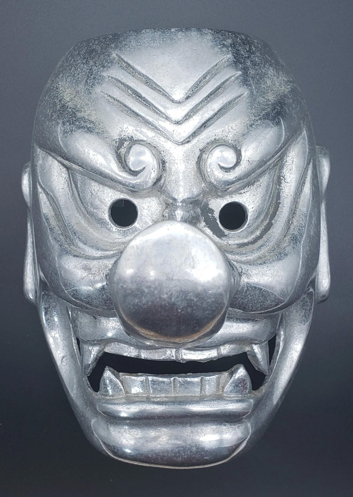 Vintage aluminum Arthur Court Studio Design - Demon  mask 1976 image 2