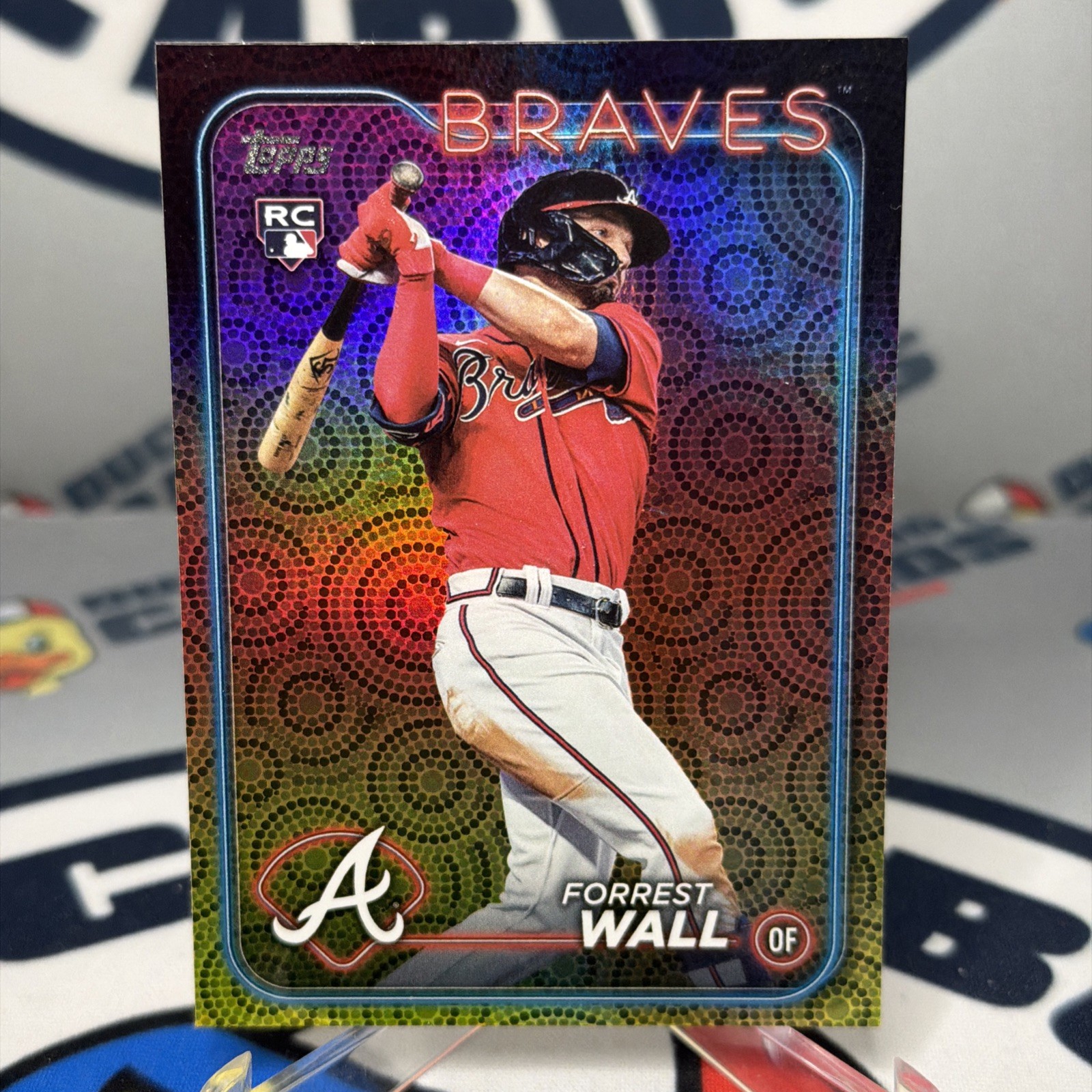 Forrest Wall 2024 Topps Series 2 #391 Holiday Foil RC