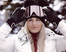 SKI RACER Lindsey Vonn autograph, IP signed photo