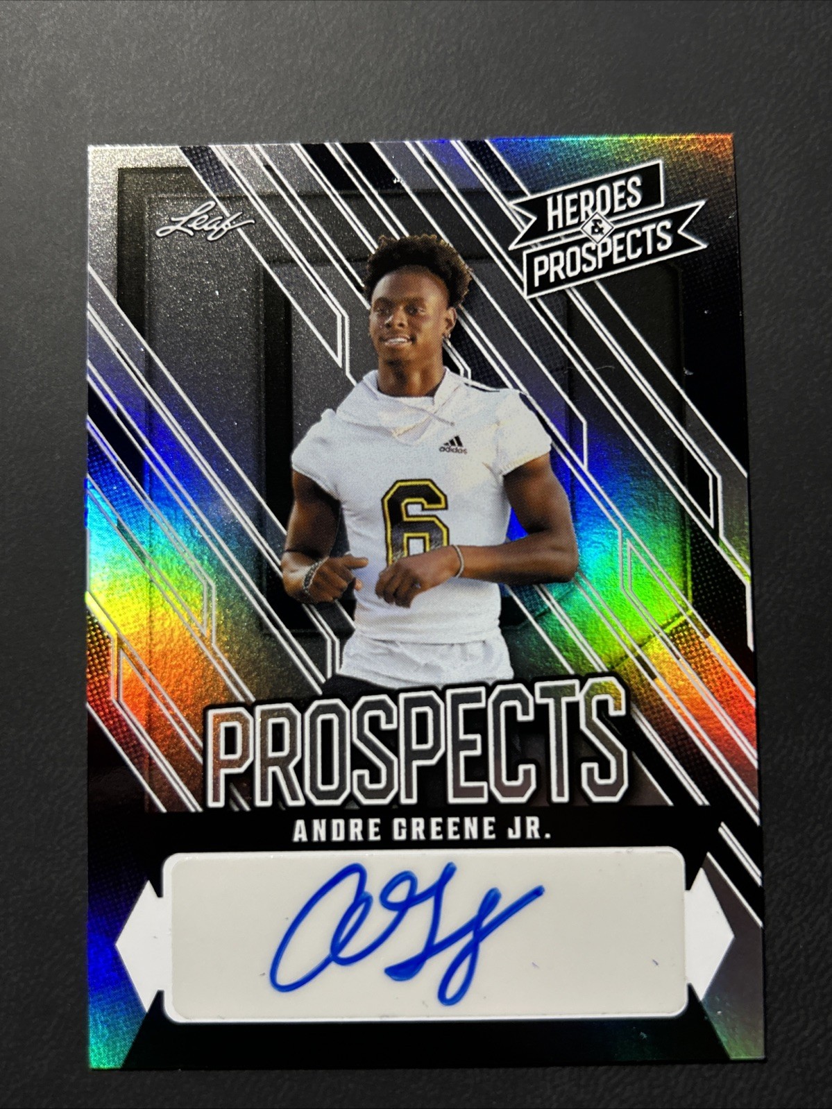 Leaf 2024 Heroes & Prospects Andre Greene Jr. #AP-AGJ Silver /75