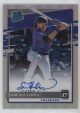 2020 Donruss Optic Rated Rookie Signatures Holo Prizm Sam Hilliard Auto 13c1