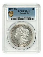 1879-CC $1 PCGS XF45 (Capped Die) - Morgan Dollar - Key Date from Carson City