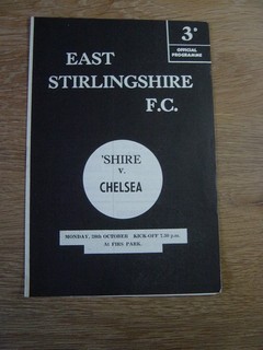 1963 FRIENDLY : EAST STIRLING v CHELSEA