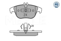 Meyle Bremsbelagsatz, Scheibenbremse MEYLE-PD: Advanced Perform 025 242 5418/PD