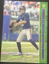 DANIEL JONES /99 GREEN SP 2022 Luminance Indianapolis Colts NY Giants Duke #53