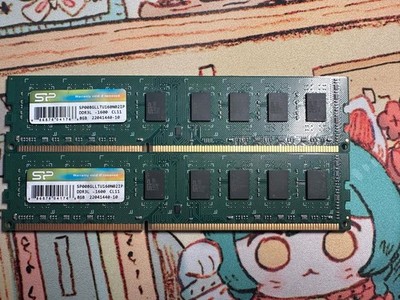 Silicon Power 16GB (2x8GB) 1600MHz DDR3 RAM Kit - SP008GLLTU160N02IP - Tested