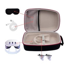 VR Glasses Organizer Case Hard Case Protection For Meta Quest 3 VR Glasses