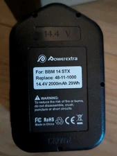 Powerextra 14.4V 2000Mah Ni-Cd Replacement Battery Compatible with P/N 48-11-100