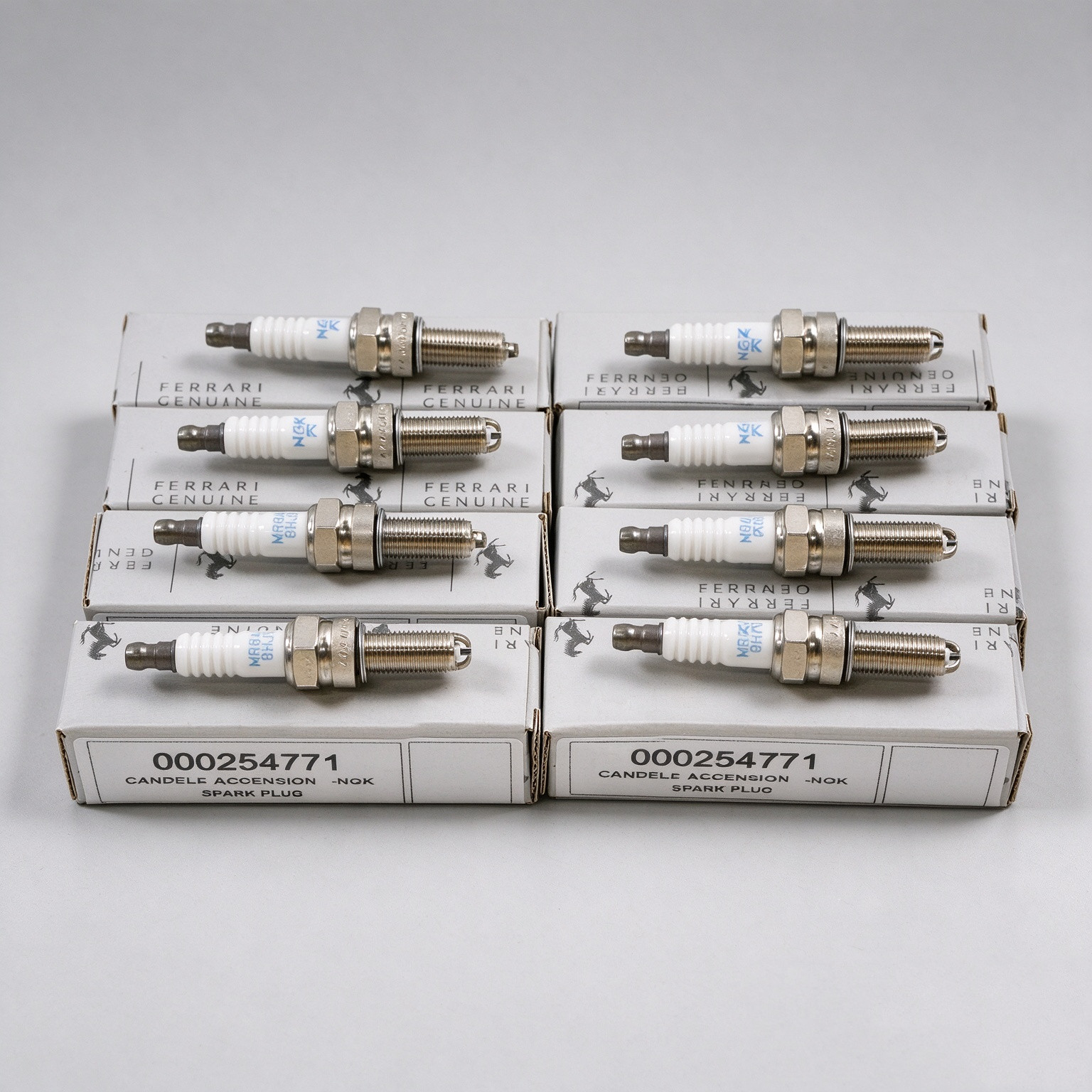 Ferrari 458 Spider Spark plugs Set P/N 254771