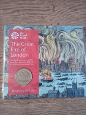 Royal Mint The Great Fire of London 2 Pound 350th Anniversary 2016 £2 BUNC Coin