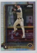 2025 Topps Chrome Prism Refractor Brice Turang #109 v1x