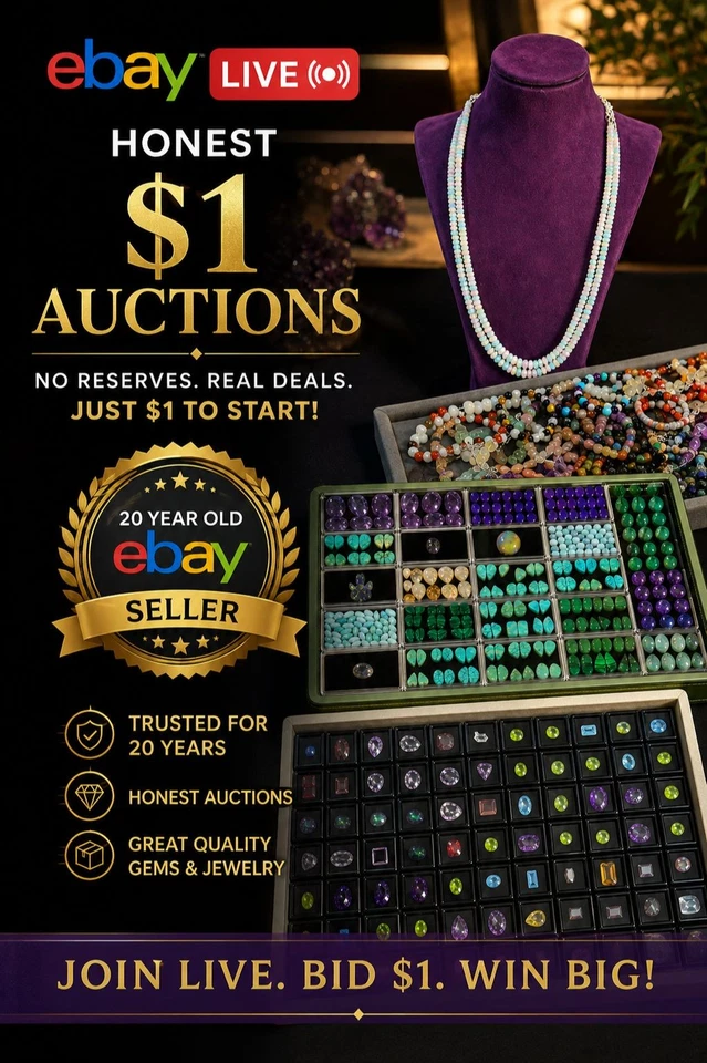 🔥 GEMSTONE LIVE! Flash $1 Deals | beads, Gemstones & More