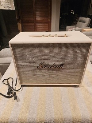 スピーカー・ウーファー Marshall WOBURN III Cream Amazon.com: Marshall Woburn III Bluetooth Home Speaker - Loud