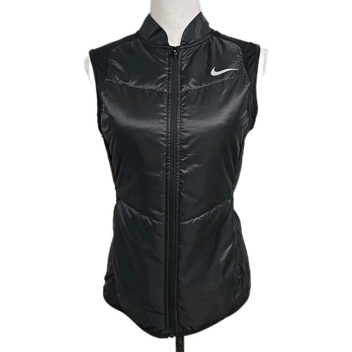 SACAI X NIKE Nike Dri Fit Polyfill Gilet da Corsa Leggero Nero Donna Taglia S