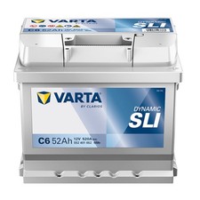 VARTA C6 Silver Dynamic 52Ah Autobatterie 12V 520A Starter Batterie 552 401 052