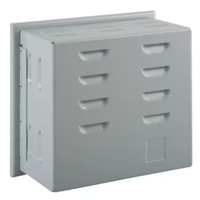 Zoro Select 13J049 Universal Thermostat Guard, Off-White, Metal, 13J049