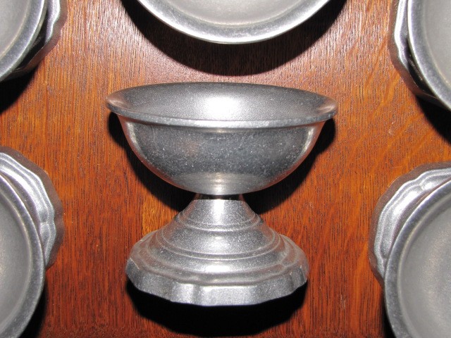 Set of 6 Vintage Wilton Armetale Goblets