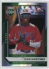 2021 Panini Elite Extra Edition Status Green /499 Juan Martinez #200 10k8