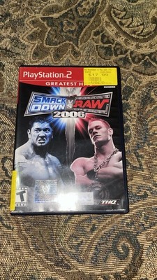 WWE Smackdown vs. Raw 2006 PlayStation 2 PS2 CIB, Tested Working Greatest Hits