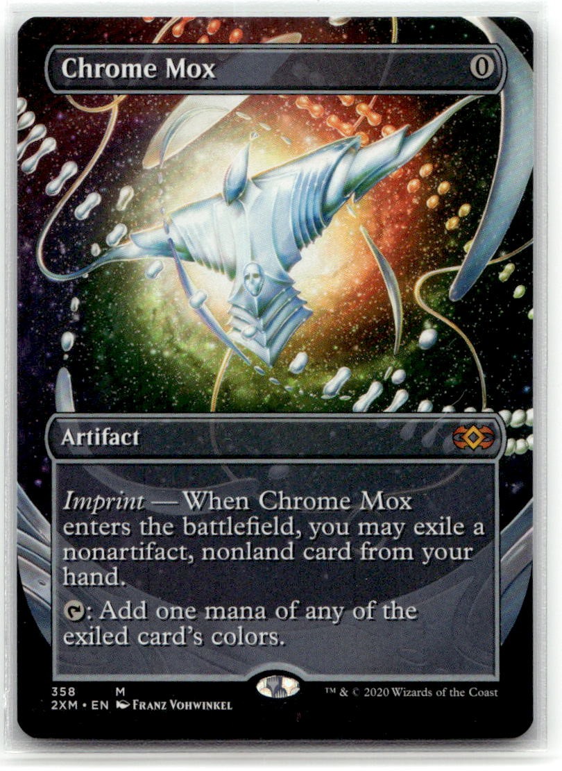 Chrome Mox (Borderless) #358 (NM) Double Masters 2XM Magic MTG